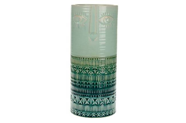Doniczka ceramiczna zielona 15x36cm 38950-042